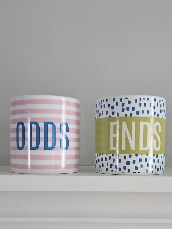 Other - NWOT Matching 'Odds' And 'Ends' Decorative Storage Jars- Set Of 2